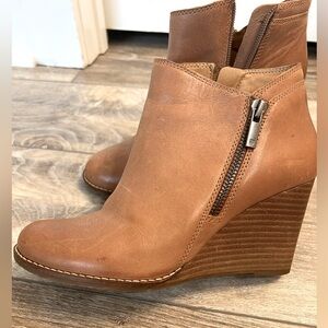 Lucky Brand Yewani Buff Leather Bootie